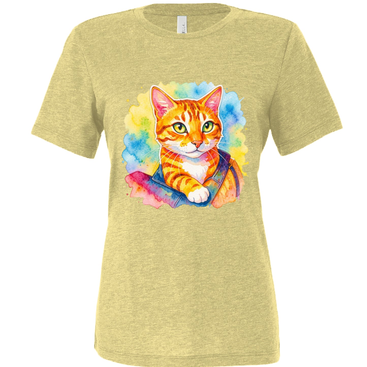 Pale Yellow Triblend - FRONT